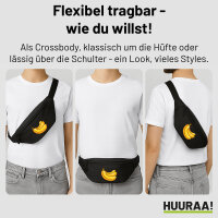 Bauchtasche Banane Comic 2,5 Liter Black