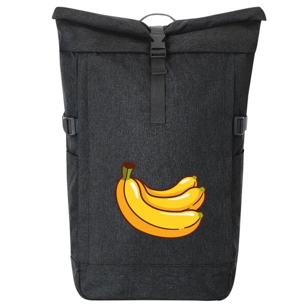 Kurierrucksack Banane Comic 30-44 Liter Black Melange