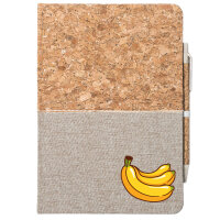 Notizbuch A5 Banane Comic 80 Blatt inkl. Kugelschreiber