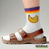 Unisex Socken Banane Comic Baumwolle