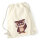 Turnbeutel Eule Comic 12 Liter