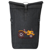 Kurierrucksack Traktor Trecker 30-44 Liter Black Melange
