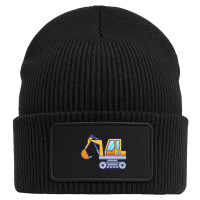 Beanie mit Patch Bagger Comic Black