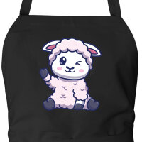 Sch&uuml;rze Lamm Baby Schaf mit Taschen