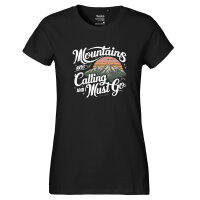 Damen T-Shirt Mountains are calling and i must go