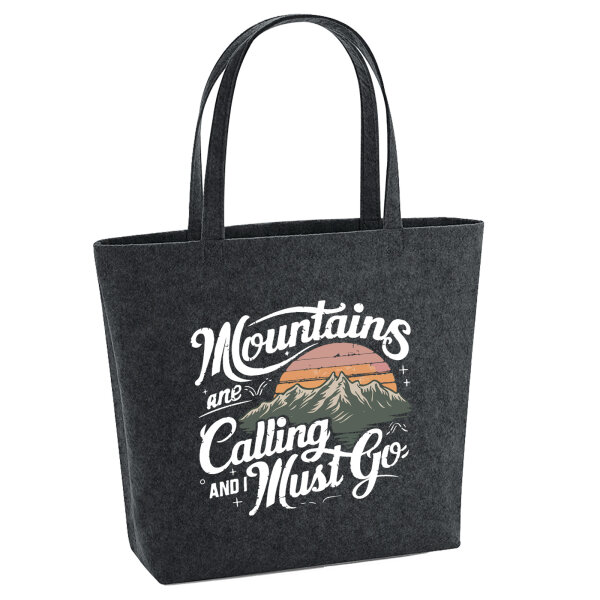 Filz Shopper Mountains are calling and i must go 22 Liter