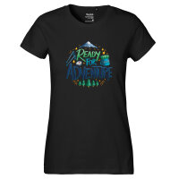 Damen T-Shirt Ready for Adventure Berge