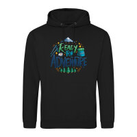 Unisex Hoodie Ready for Adventure Berge