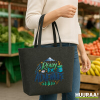 Filz Shopper Ready for Adventure Berge 22 Liter