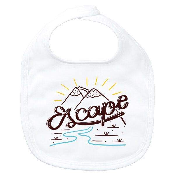 Baby Lätzchen Escape Berge Klettverschluss