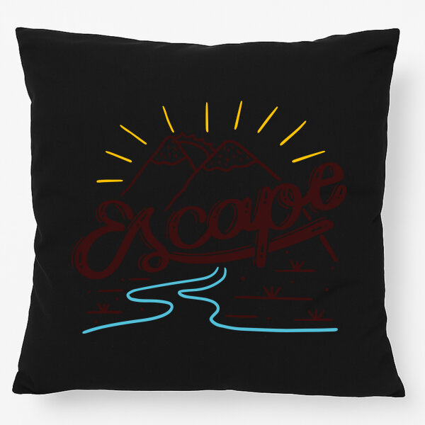 Kissen Escape Berge 40x40cm