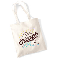 Jutebeutel Escape Berge 10 Liter