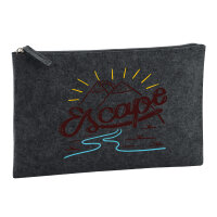Kulturbeutel Escape Berge 1 Liter Charcoal