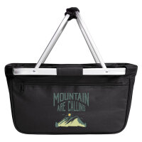 Einkaufskorb faltbar Mountain are calling Berge 20 Liter...