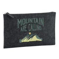 Kulturbeutel Mountain are calling Berge 1 Liter Charcoal