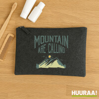 Kulturbeutel Mountain are calling Berge 1 Liter Charcoal