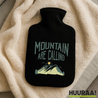 Wärmflasche Mountain are calling Berge