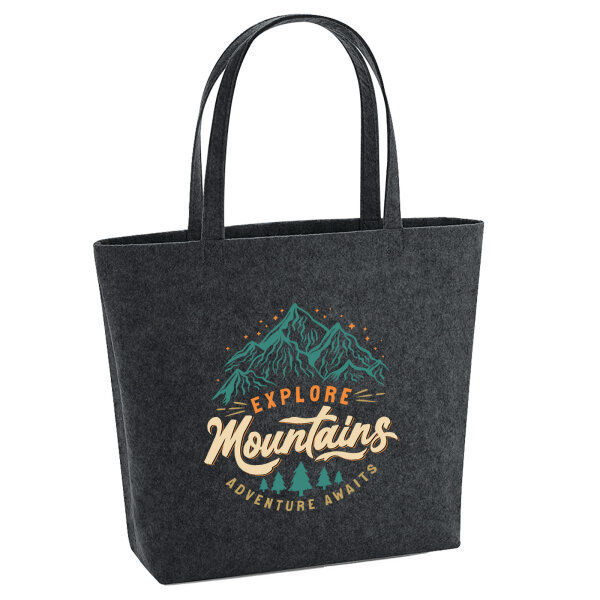 Filz Shopper Explore Mountains Adventure Awaits 22 Liter
