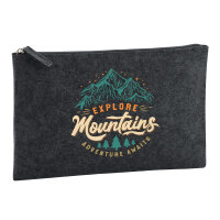 Kulturbeutel Explore Mountains Adventure Awaits 1 Liter...