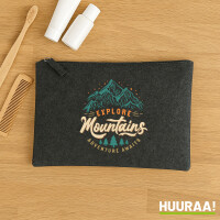 Kulturbeutel Explore Mountains Adventure Awaits 1 Liter...