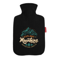 Wärmflasche Explore Mountains Adventure Awaits