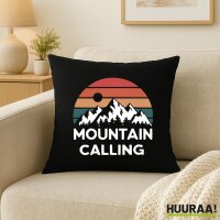 Kissen Mountain Calling Berge 40x40cm