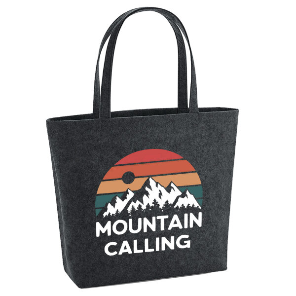 Filz Shopper Mountain Calling Berge 22 Liter
