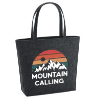Filz Shopper Mountain Calling Berge 22 Liter