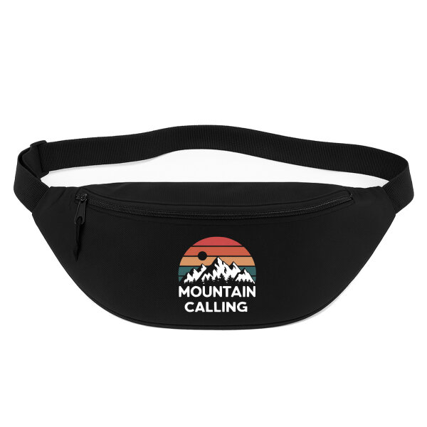 Bauchtasche Mountain Calling Berge 2,5 Liter Black