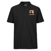 Herren Polo Shirt Adventure is out there Backpacking