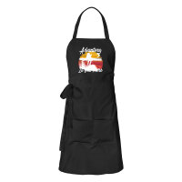 Schürze Adventure is out there Backpacking mit Taschen