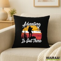 Kissen Adventure is out there Backpacking 40x40cm