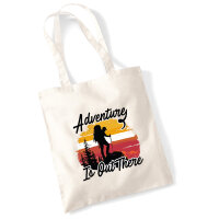 Jutebeutel Adventure is out there Backpacking 10 Liter