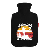 Wärmflasche Adventure is out there Backpacking