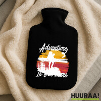 Wärmflasche Adventure is out there Backpacking