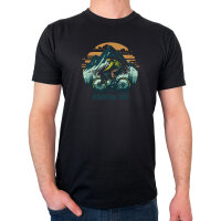 Herren T-Shirt Mountain Bike Berge