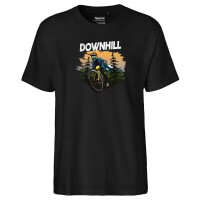 Herren T-Shirt Downhill Bike