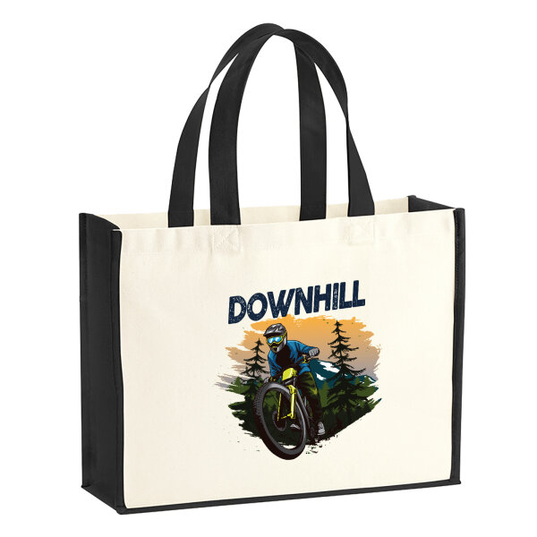 Jutetasche Downhill Bike 21 Liter Black