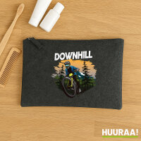 Kulturbeutel Downhill Bike 1 Liter Charcoal