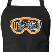 Schürze Ski Skibrille mit Taschen