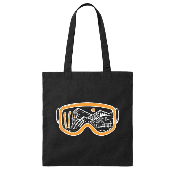 Jutebeutel Ski Skibrille 10 Liter