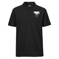 Herren Polo Shirt Paar wandert Herz