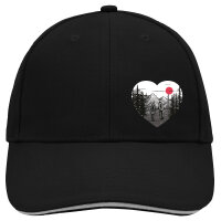 Kappe Paar wandert Herz