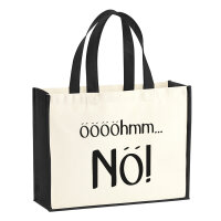 Jutetasche ööööhmm Nö Schriftzug...