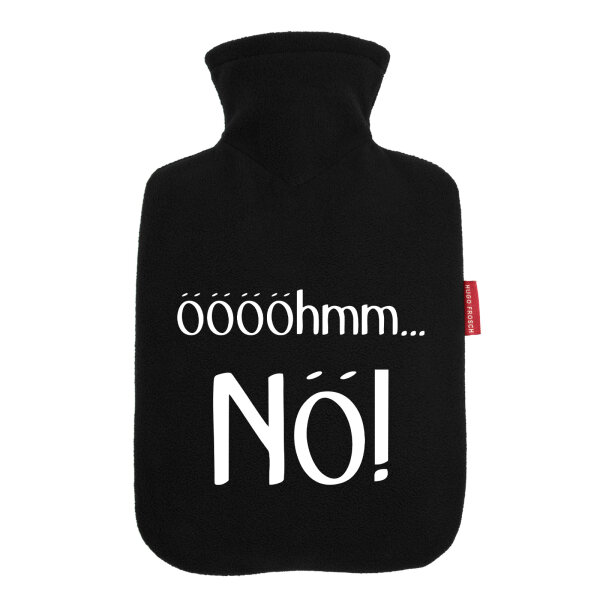 Wärmflasche ööööhmm Nö Schriftzug