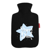 Wärmflasche Super Dad Bester Papa