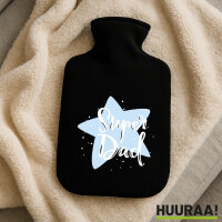 Wärmflasche Super Dad Bester Papa