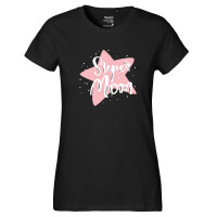 Damen T-Shirt Super Mom Beste Mama
