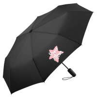Regenschirm Super Mom Beste Mama 98cm Schwarz