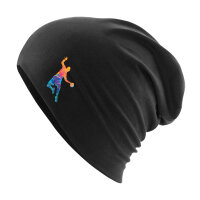 Beanie bunte Handball Silhouette
